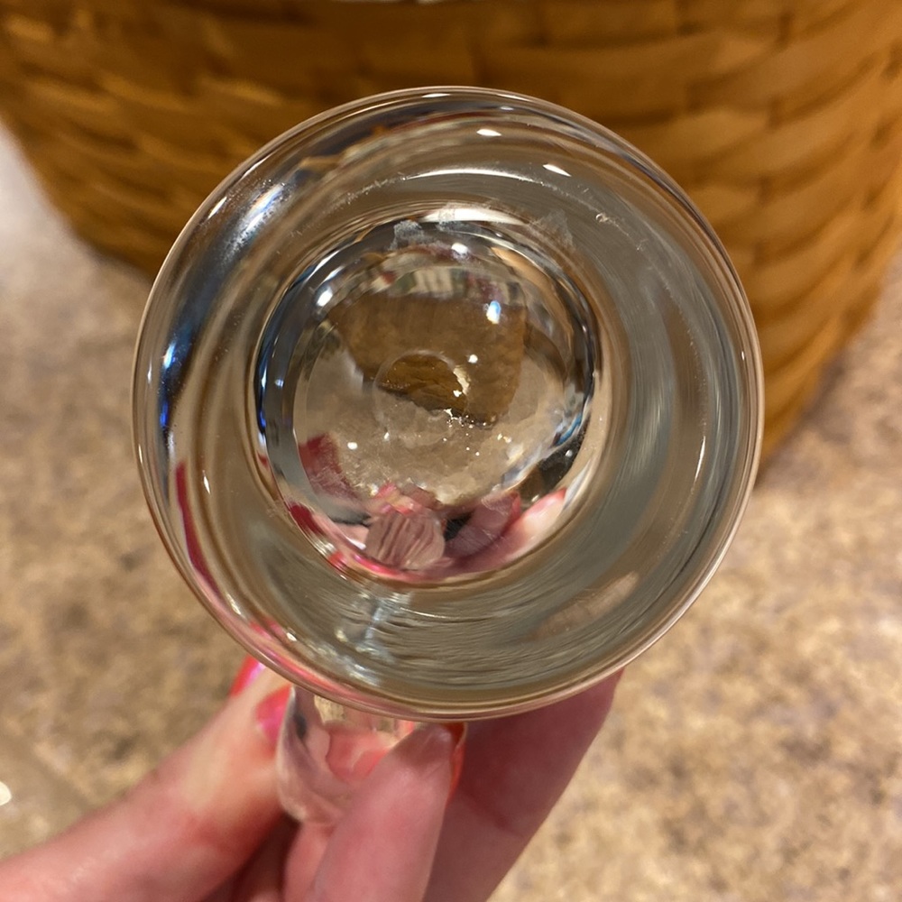 NWT 2 Krosno Poland Crystal Handled Glasses - Picture 11 of 17